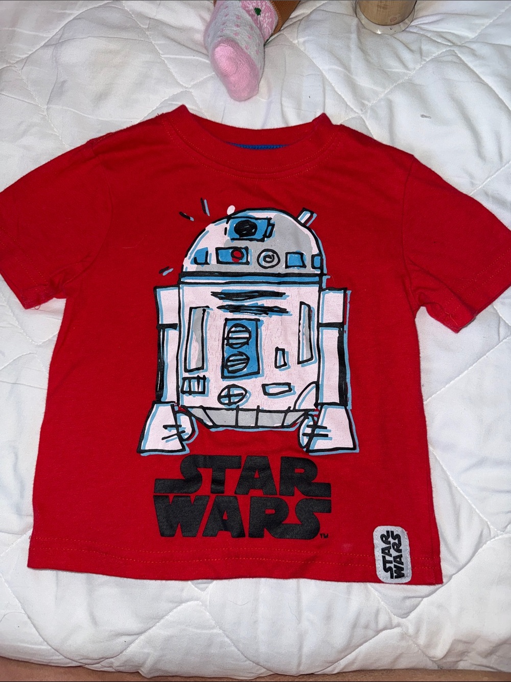 2T Star Wars R2-D2 Red Graphic Tee This is a red  droid R2-D2